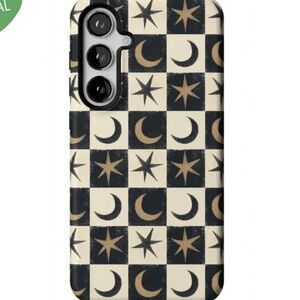 NWT Casely Mystic Moonstar Galaxy 24 Plus Phone Case-Black